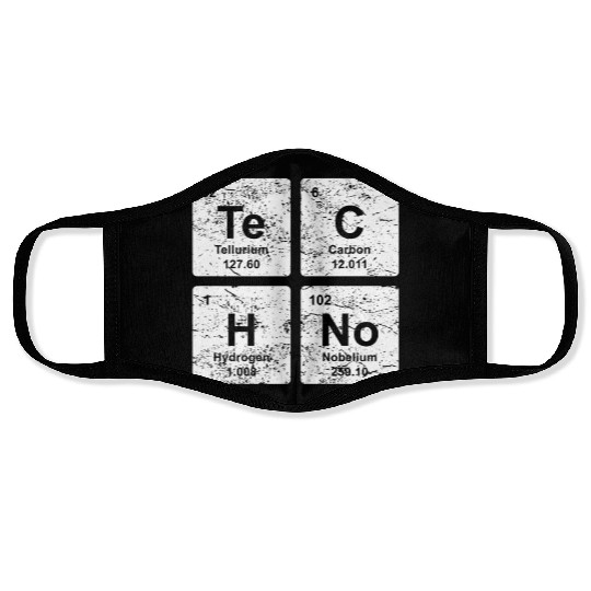 Techno EDM Festival Clothing Premium Face Masks