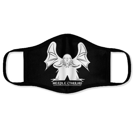 Meeple Cthulhu clothing Premium Face Masks