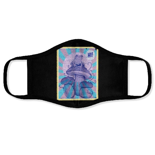 cottagecore clothing Aesthetic Mushroom Vintage Face Masks