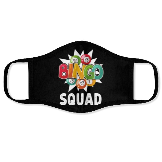 Bingo Squad Face Masks