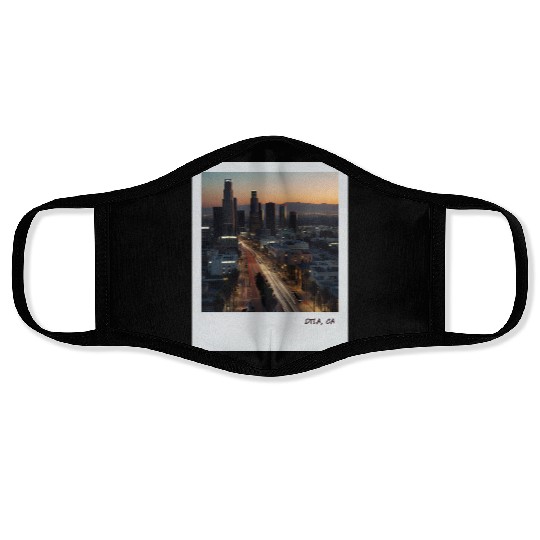 Mono Enterprises "Travels" Los Angeles DTLA Face Masks