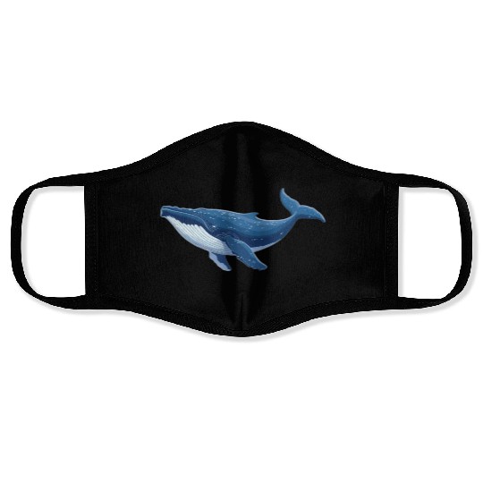 Whale Song Face Masks