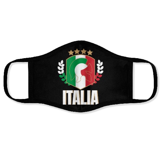 Italia Italy Jersey soccer football championship Face Masks