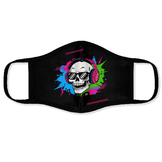 Rock Your Vibe: Urban Skull Face Masks with Edgy Style!