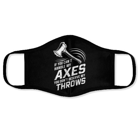 Axe Throwing Enthusiasts Championship Precision Face Masks