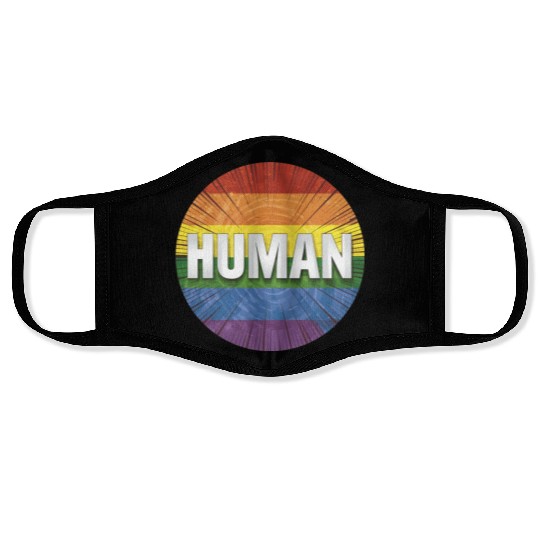 LGBTQ Human Face Masks