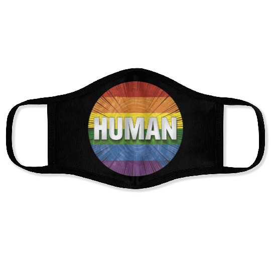 LGBTQ Human Face Masks