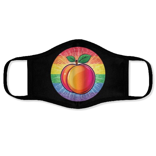 LGBTQ Peach Face Masks