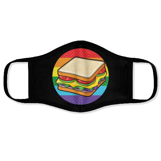 LGBTQ Sandwich Face Masks