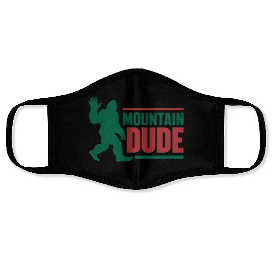 Mountain Dude Face Masks