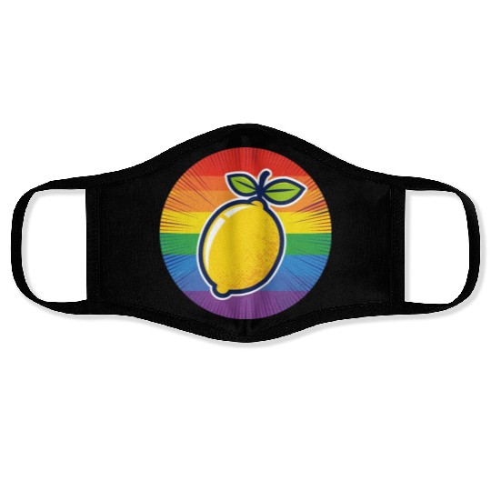 LGBTQ Lemon Face Masks