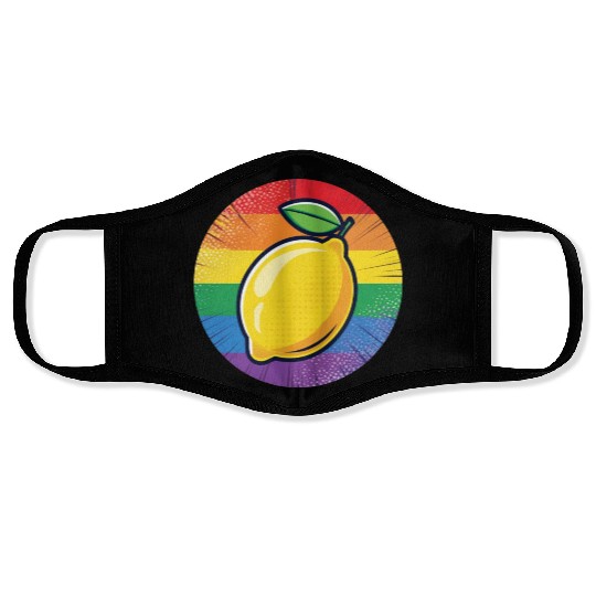 LGBTQ Lemon Face Masks