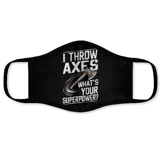 Axe Throwing Enthusiasts Championship Precision Face Masks