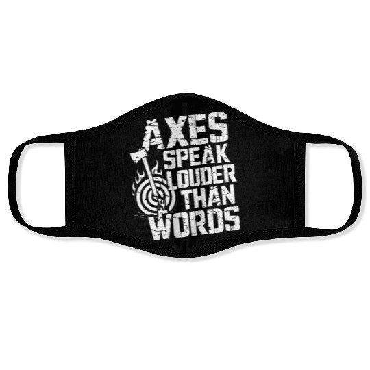 Axe Throwing Enthusiasts Championship Precision Face Masks