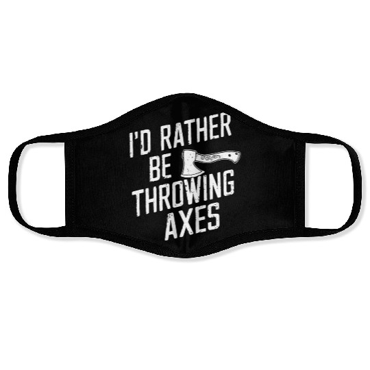 Axe Throwing Enthusiasts Championship Precision Face Masks