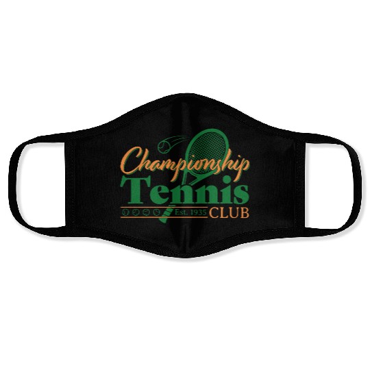 Tennis Club Face Masks