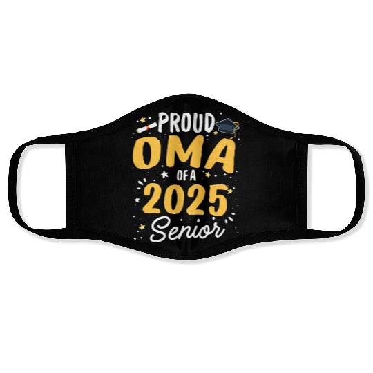 2025 Senior Graduation Class Premium Face Masks