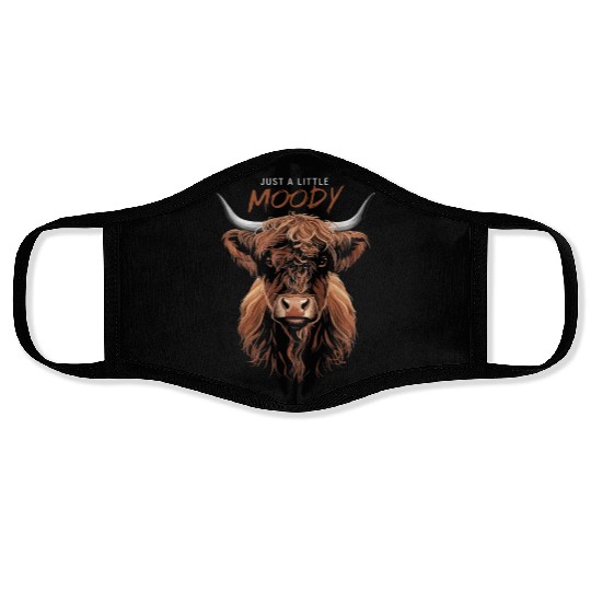 Highland Cow Cattle Animal Face Masks
