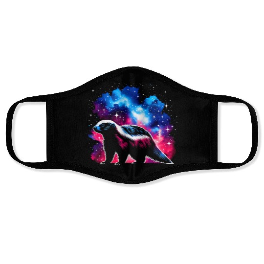 Cool Galaxy Graphic Space Art Face Masks