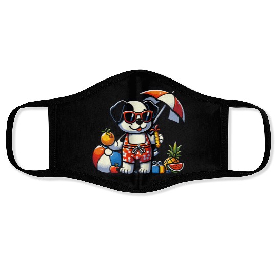 Dog Summer Sunglasses Premium Face Masks