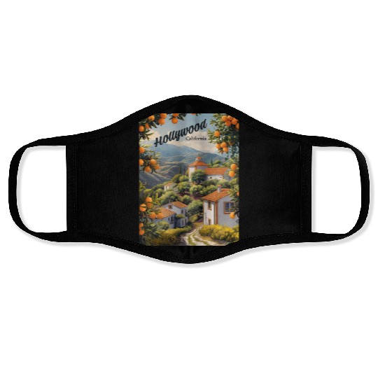 Old Hollywood California: Orange Groves Await Face Masks