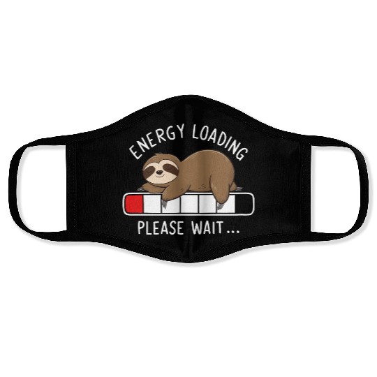 Sleeping Sloth Battery Charging Bar Face Masks