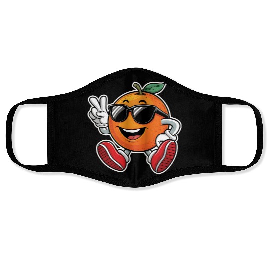 Funny Orange Fruit Relaxing Face Masks