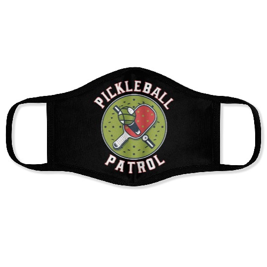 Pickleball Patrol Face Masks