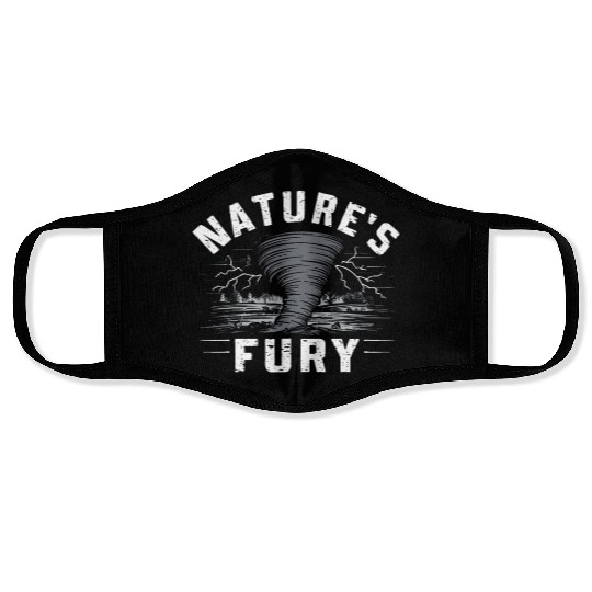 Tornado Chasing Adventures: Embrace Nature's Fury Face Masks