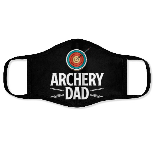 Bow Dad Father Archery Face Masks