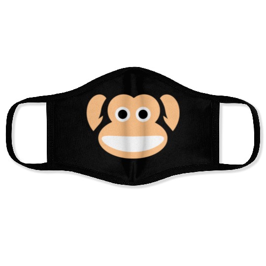 Cute Monkey Whole Face Ape Animal Primate Lover Face Masks