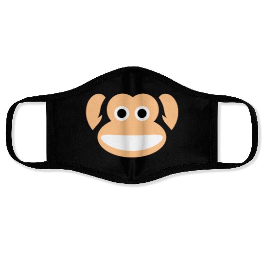 Cute Monkey Whole Face Ape Animal Primate Lover Face Masks