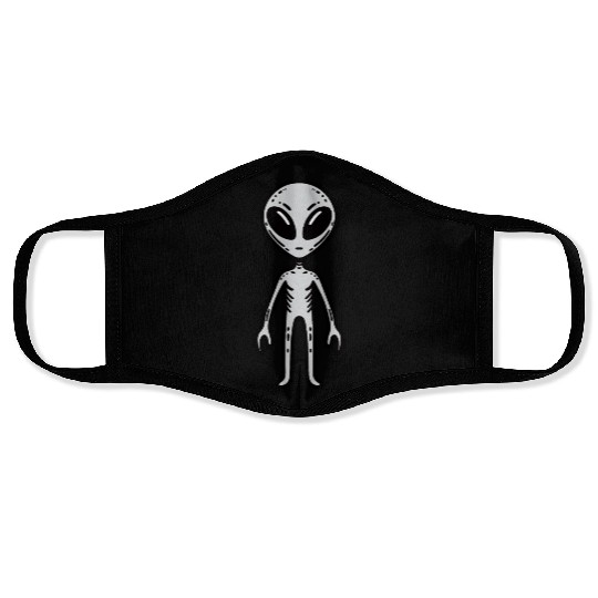 Grey Alien Face Masks