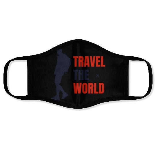 Travel The World | With Premium Design| Face Masks
