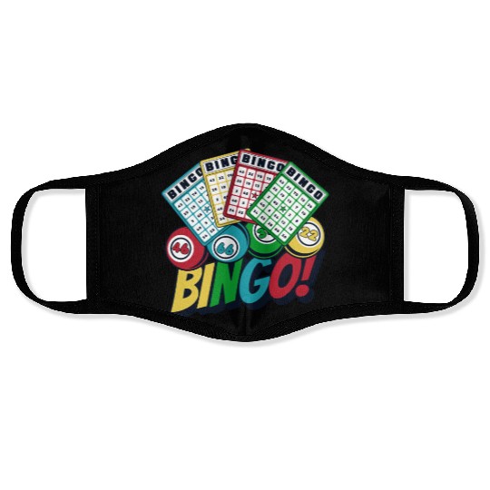 Daubers Professional Caller Bingo Lover Bingo Face Masks