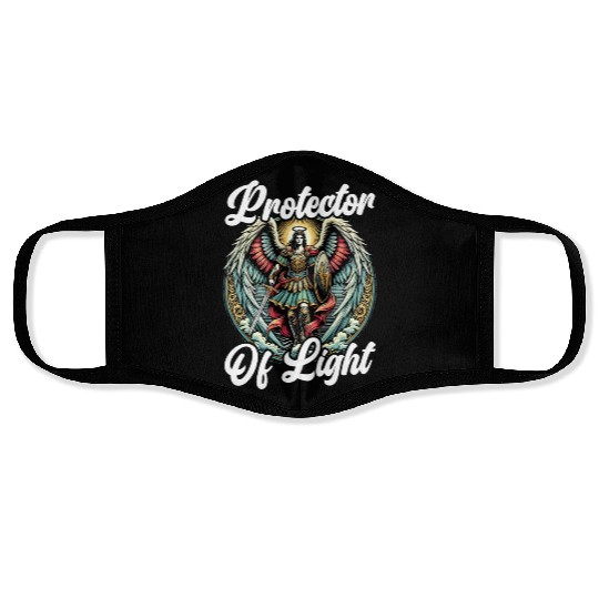 Archangel Michael Catholic Christianity Angel Face Masks