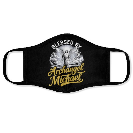 Archangel Michael Catholic Christianity Angel Face Masks