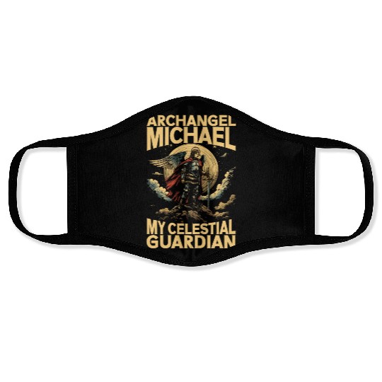 Archangel Michael Catholic Christianity Angel Face Masks