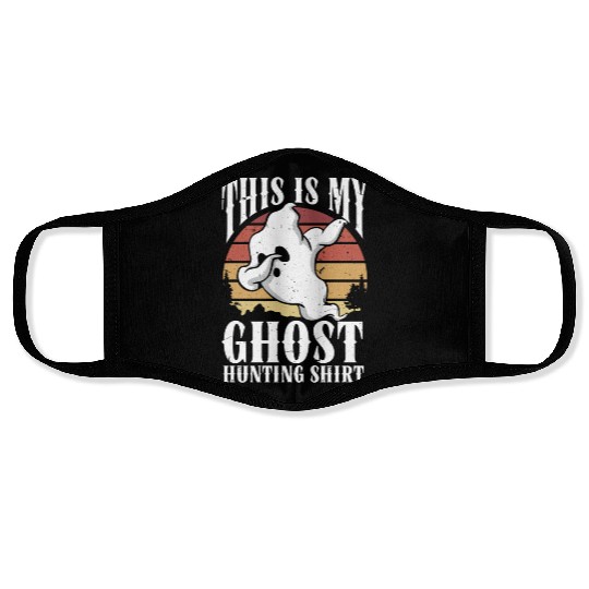 This Is My Ghost Hunting Face Masks Paranormal Hunter