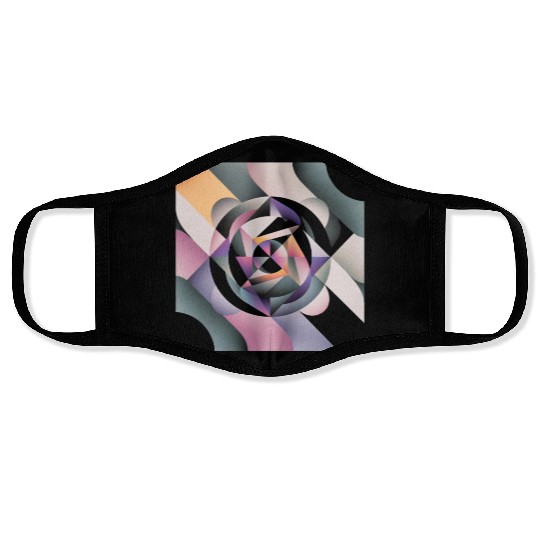 Geometric Harmony Face Masks