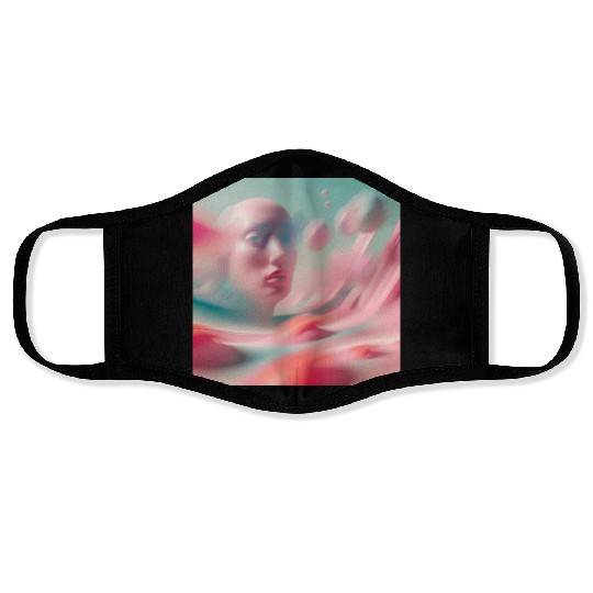 3D Surrealism Artwear Face Masks