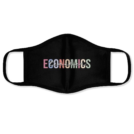 Economics Teacher Economist Face Masks