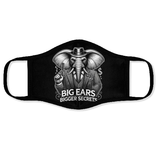 Mobster Gangster Mafia Organized Crime Boss Face Masks