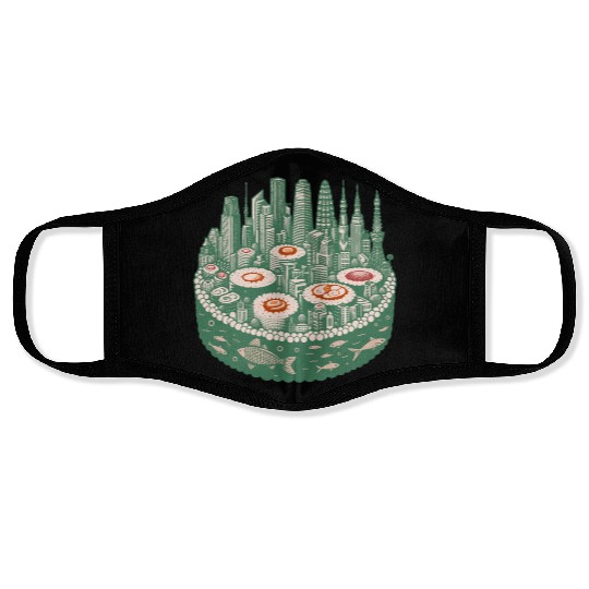 Sushisity: Sushi Japan Face Masks