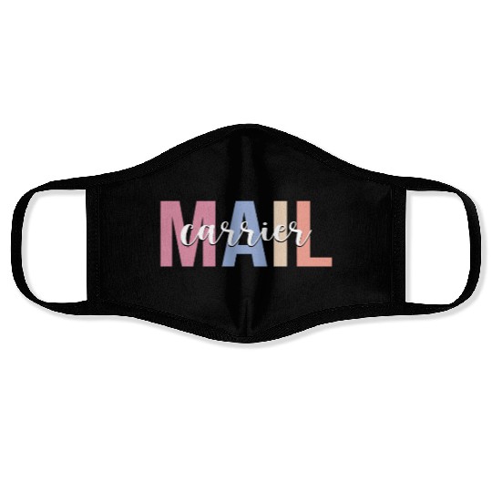 Mail Carrier Postal Worker Mailman Face Masks