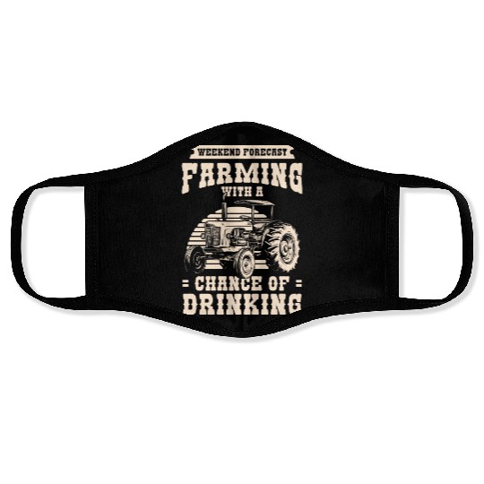 Farmer Demonstrating Harvest Face Masks