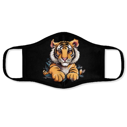 Baby Tiger Face Masks