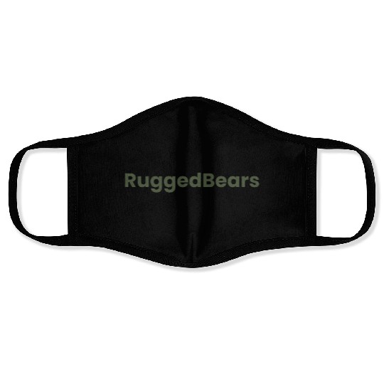 RuggedBears Olive Collection Face Masks