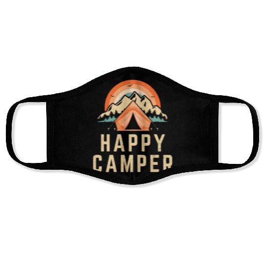 Happy Camper - Camping Lover Face Masks
