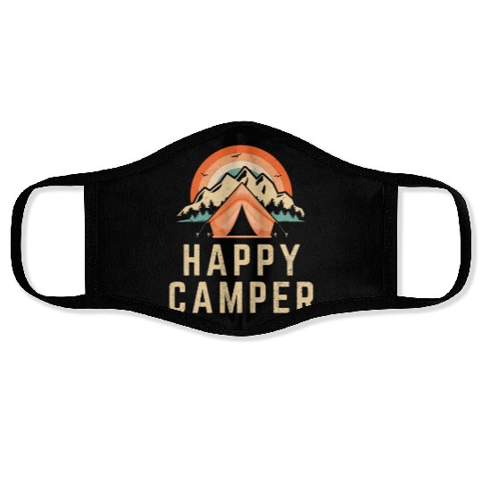 Happy Camper - Camping Lover Face Masks